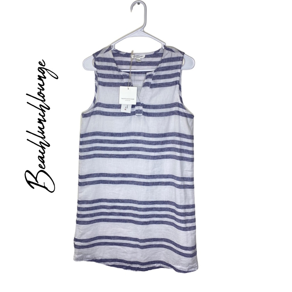Beachlunchlounge Sleeveless Linen Dress Size XS NWT
